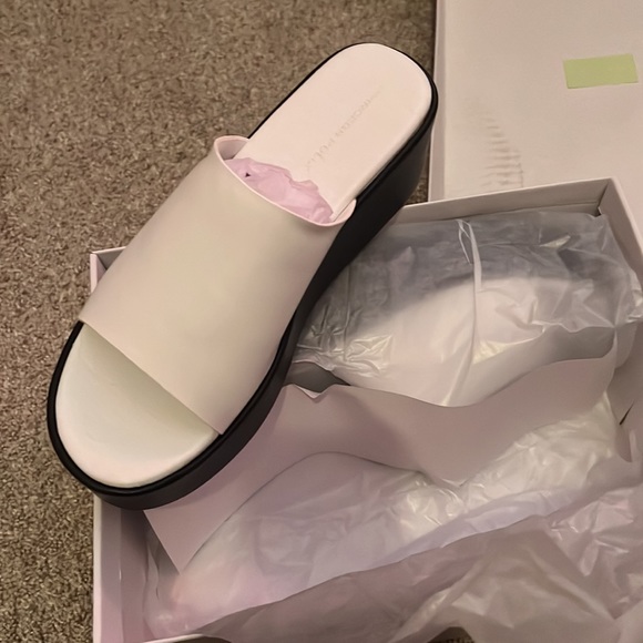 NWT Princess Polly Britta Platform Sandals / white, size 8 - Picture 3 of 5